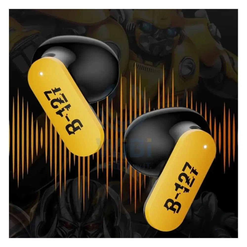 Transformers TF-T11 Wireless Bluetooth Earbuds - Yellow Accessories > Audio > Headphones