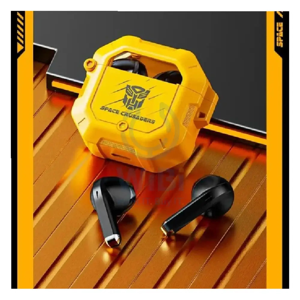 Transformers TF-T12 Wireless Bluetooth Earbuds - Yellow Accessories > Audio > Headphones