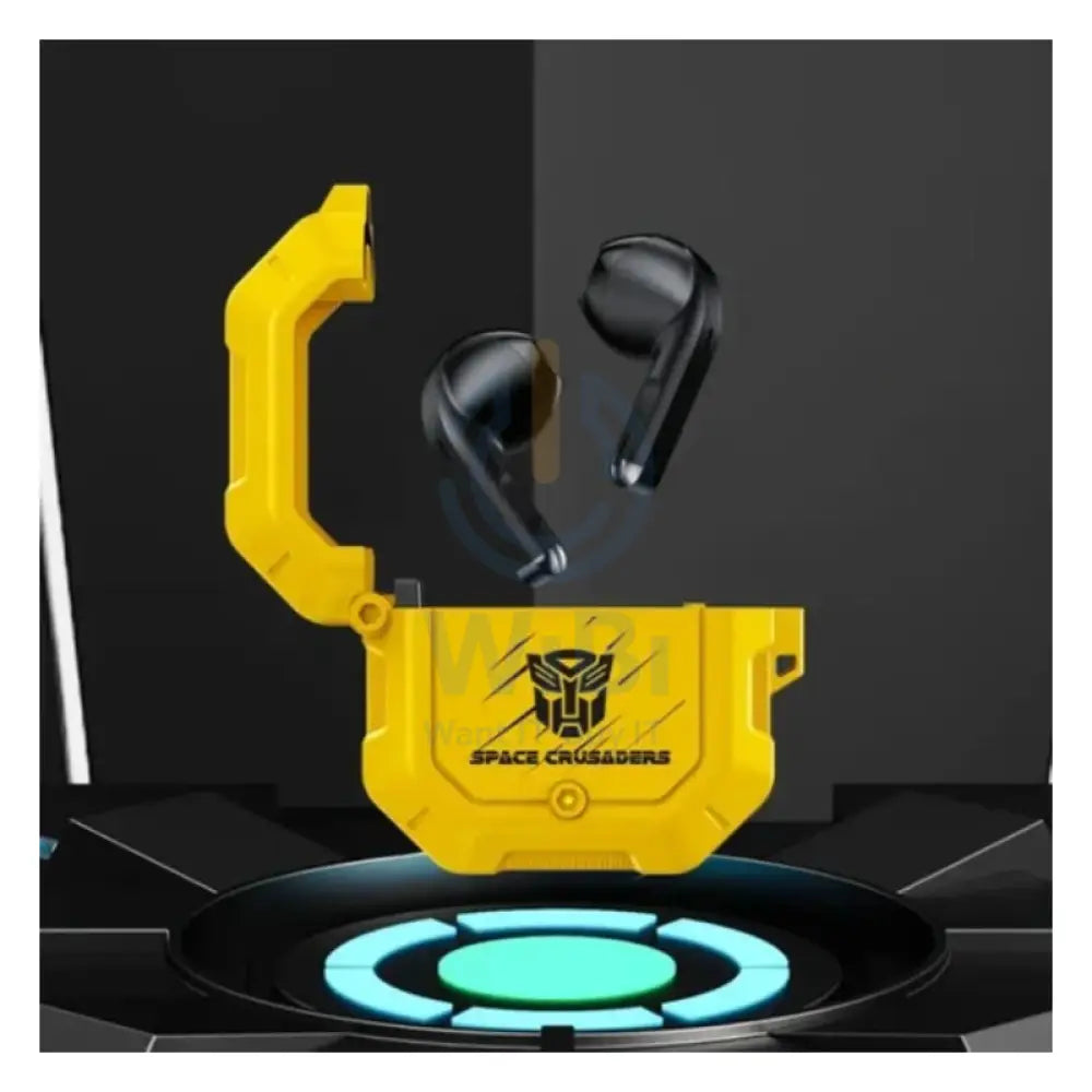 Transformers TF-T12 Wireless Bluetooth Earbuds - Yellow Accessories > Audio > Headphones