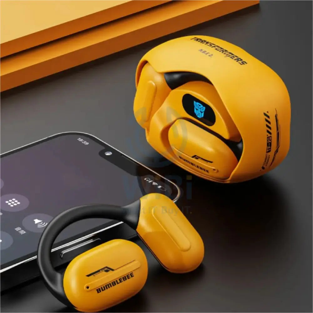 Transformers TF-T20 OWS Wireless Earbuds - Yellow Accessories > Audio > Headphones
