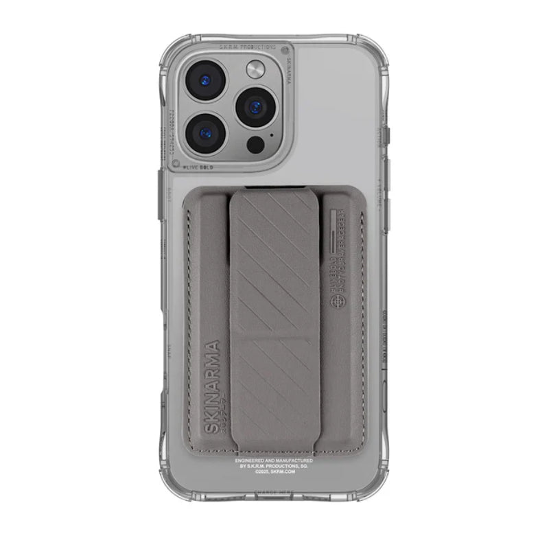 SKINARMA SAIDO Mag-Charge With KADO Card Holder - iPhone 16 Pro Max / Titanium (Prime Edition) Accessories > Mobiles &