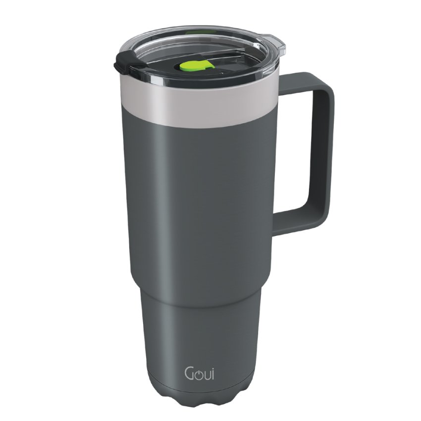 GOUI Tumbler Cup  - 600ml / Steel Grey/Yellow