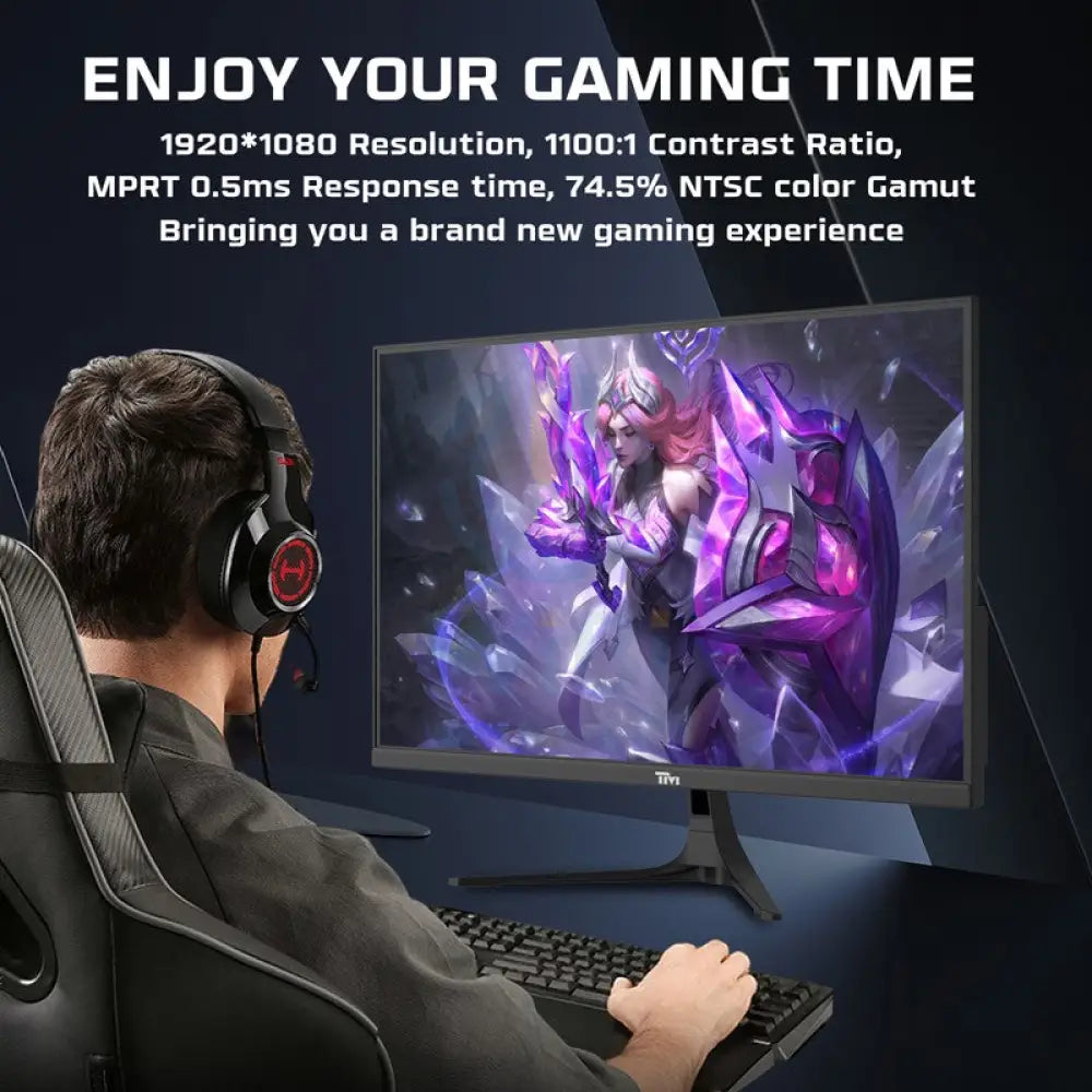 Twisted Minds 24’’ FHD FAST IPS / 180Hz / 0.5ms / HDMI 2.0 Gaming Monitor - Black Monitors & Projectors > Monitors >