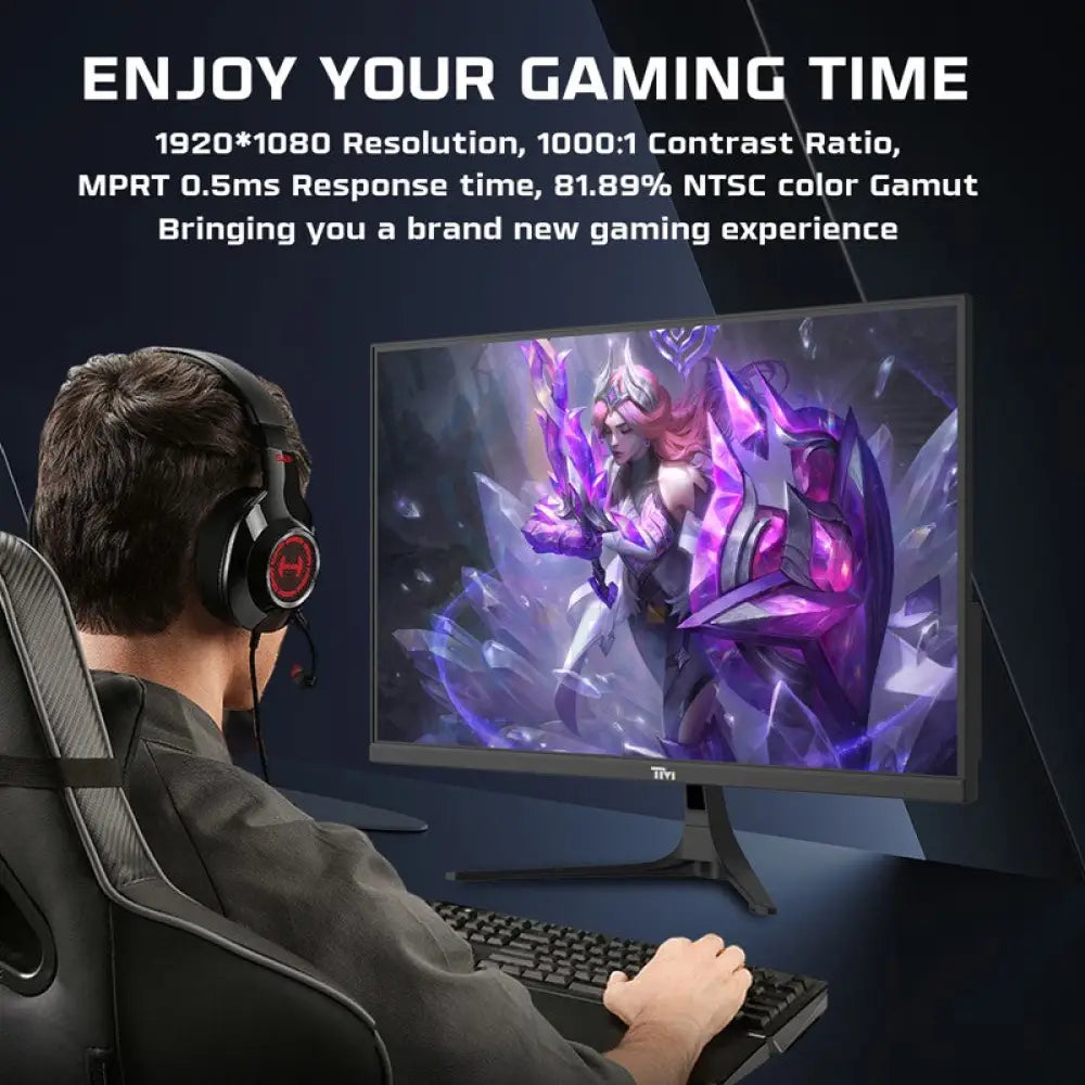 Twisted Minds 27’’ FHD Fast IPS / 165Hz / 0.5ms / HDR Gaming Monitor - Black Monitors & Projectors > Monitors