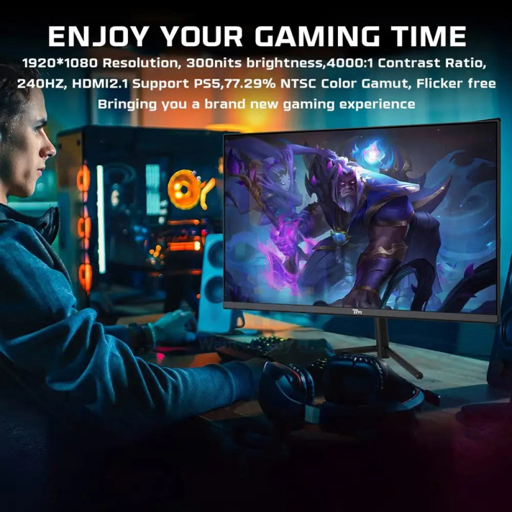 Twisted Minds 32’’ FHD VA / 240HZ / 1ms/HDR / HDMI 2.1 Gaming Monitor - Black Monitors & Projectors > Monitors > Gaming