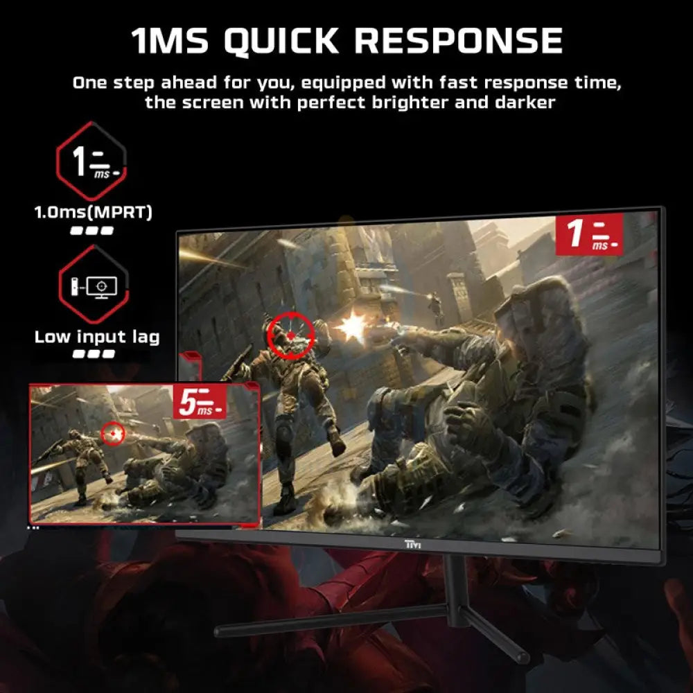 Twisted Minds 32 QHD VA / 240Hz / 0.5ms / HDR / HDMI 2.1 Gaming Monitor - Black Monitors & Projectors > Monitors >
