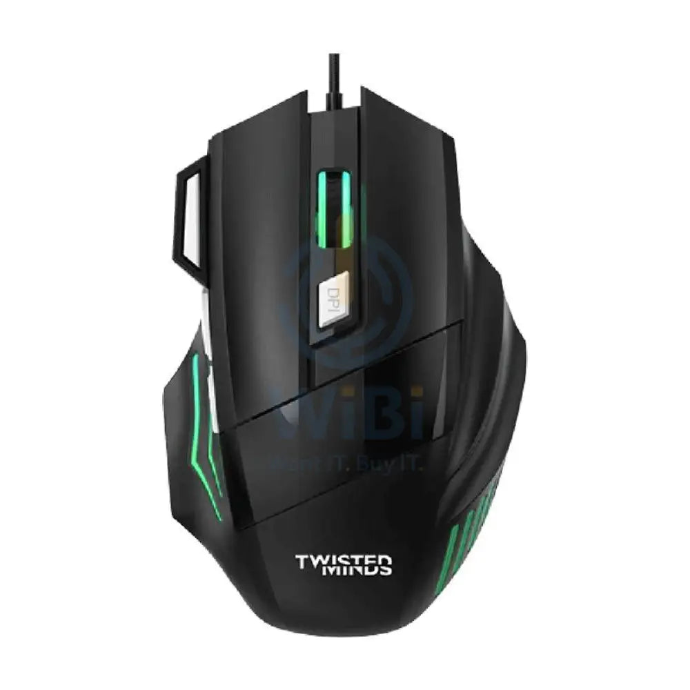 Twisted Minds 4-in-1 Gaming Bundle (Wired Keyboard Headset DPI Adjustable Mouse Mouse Pad) Accessories > Other