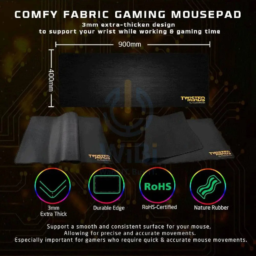 Twisted Minds 4-in-1 Gaming Bundle (Wired Keyboard Wired Headset Mouse Mouse Pad) Accessories > Other Peripherals