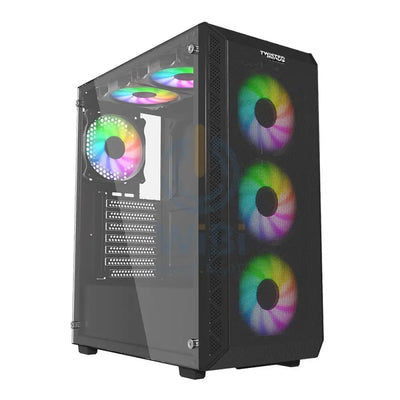 Twisted Minds Apex-03 Mid Tower ARGB Gaming Fan Case - Black Gaming Consoles > Gaming Zone