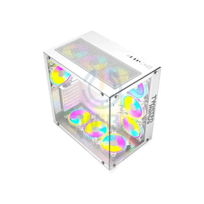 Twisted Minds Bullet-07 Mid Tower ARGB Fan Gaming Case - 7 x 120mm / White Accessories > Other Accessories > Gaming Zone