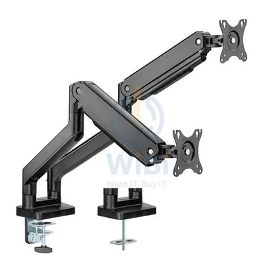 Twisted Minds Dual Monitor Mechanical Spring Monitor Arm - Black (Fit Screen Size 17’’ - 35’’) Accessories > Other