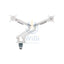 Twisted Minds Dual Monitor Premium Slim Aluminum Spring Monitor Arm - 17’’-32’’ Inch / 479mm / Fine Texture White
