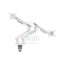 Twisted Minds Dual Monitor Premium Slim Aluminum Spring Monitor Arm - 17’’-32’’ Inch / 479mm / Fine Texture White