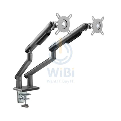 Twisted Minds Dual Monitor Premium Slim Aluminum Spring Monitor Arm - 17’’-32’’ Inch / 479mm / Grey Accessories > Other