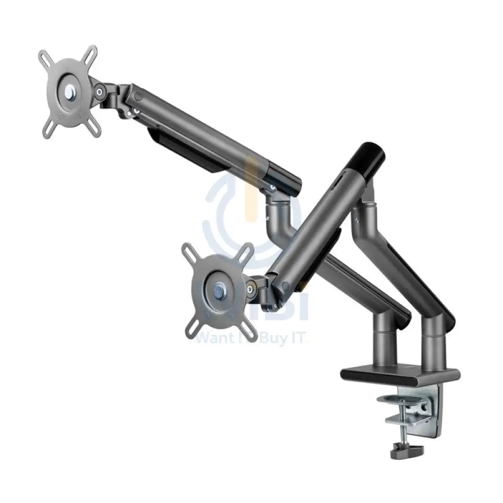 Twisted Minds Dual Monitor Premium Slim Aluminum Spring Monitor Arm - 17’’-32’’ Inch / 479mm / Grey Accessories > Other