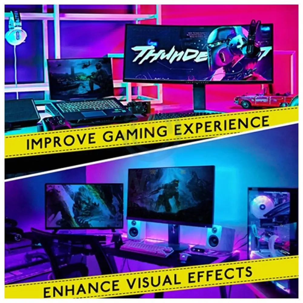 Twisted Minds Gaming Monitor LED Strip Light - LED / WiFi / 2 Meters / RGB Accessories > Other Accessories > Gaming