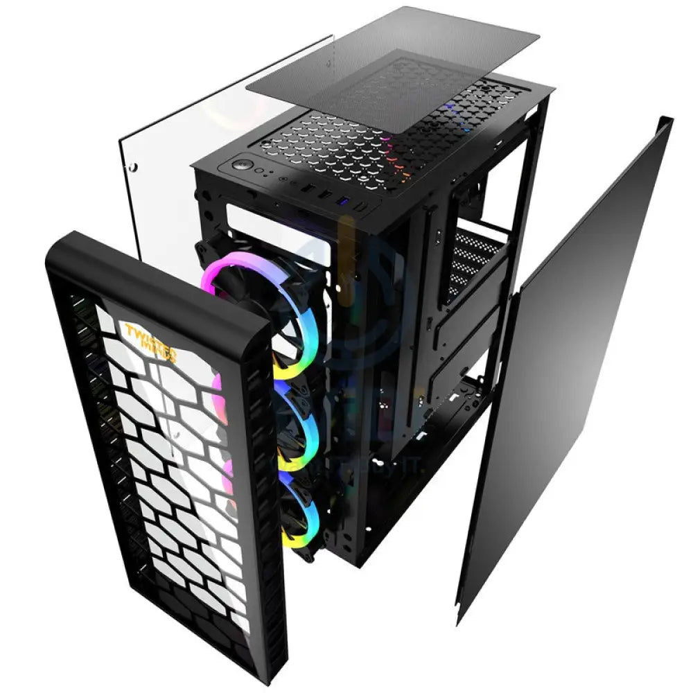 Twisted Minds Killstreak-03 Mid Tower Gaming Case - Black Accessories > Other Accessories > Gaming Zone