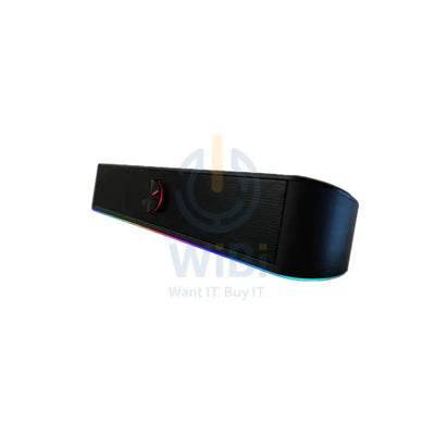 Twisted Minds RGB 2.0 Wired Gaming Sound bar - 3.5mm Jack / USB / 65dB / Black Accessories > Other Accessories > Gaming