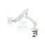 Twisted Minds Single Monitor Premium Slim Aluminum Spring Monitor Arm - 17’’-32’’ Inch / 479mm / Fine Texture White