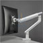 Twisted Minds Single Monitor Premium Slim Aluminum Spring Monitor Arm - 17’’-32’’ Inch / 479mm / Fine Texture White