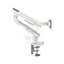 Twisted Minds Single Monitor Premium Slim Aluminum Spring Monitor Arm - 17’’-32’’ Inch / 479mm / Fine Texture White