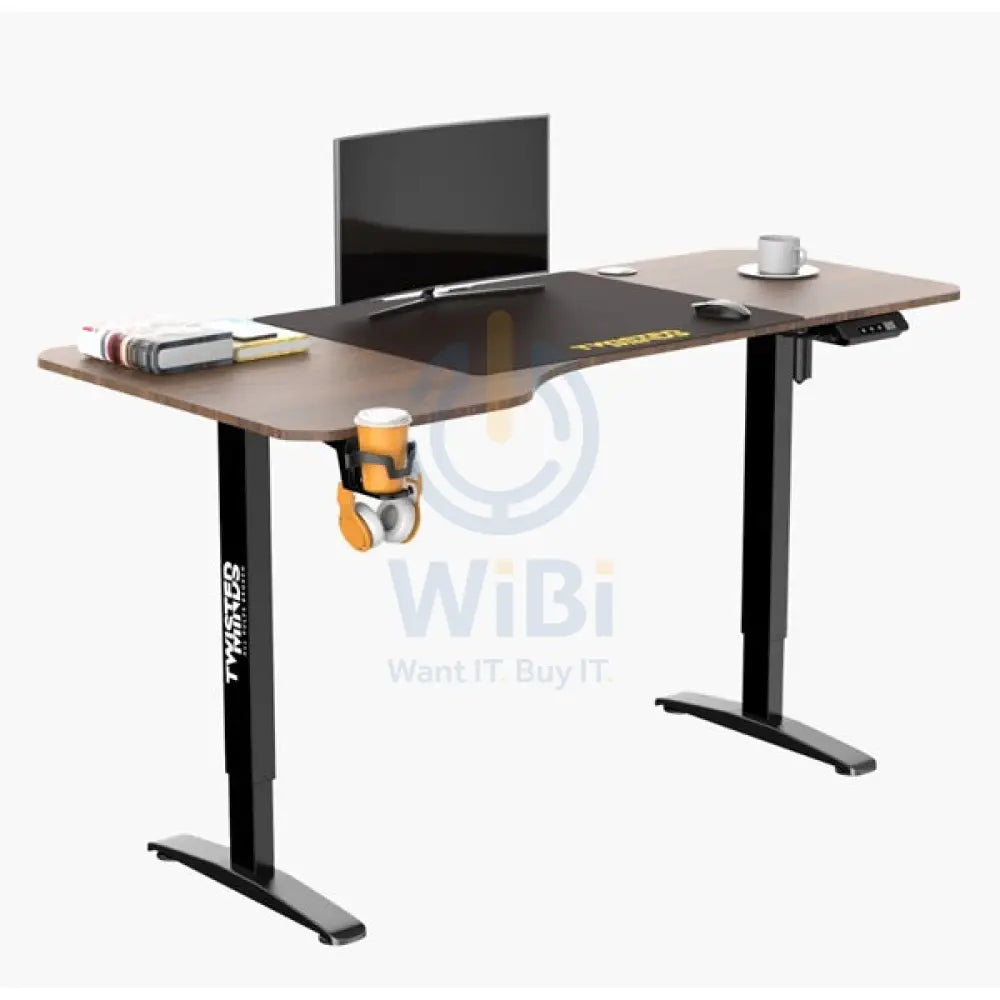 Twisted Minds T-Shaped Gaming Desk Electric-height adjustable - Left Accessories > Other Accessories > Gaming Zone