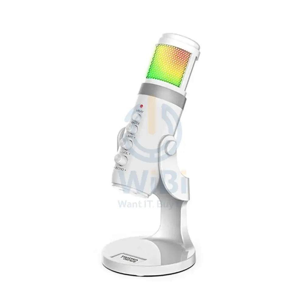 Twisted Minds USB Microphone with Stand and Arm - White Accessories > Audio > Microphone