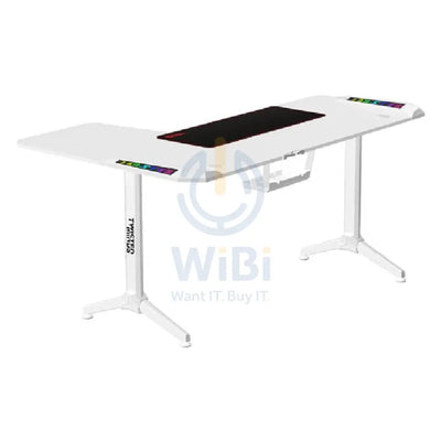 Twisted Minds WARRIOR L-Shaped RGB Gaming Desk - Right / White Accessories > Other Accessories > Gaming Zone