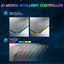 Twisted Minds X-Shaped RGB Gaming Desk - Black Accessories > Other Accessories > Gaming Zone