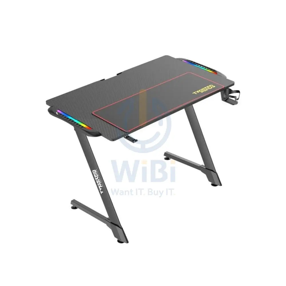 Twisted Minds Z Shaped Gaming Desk Stand - RGB / Grey Accessories > Other Accessories > Gaming Zone