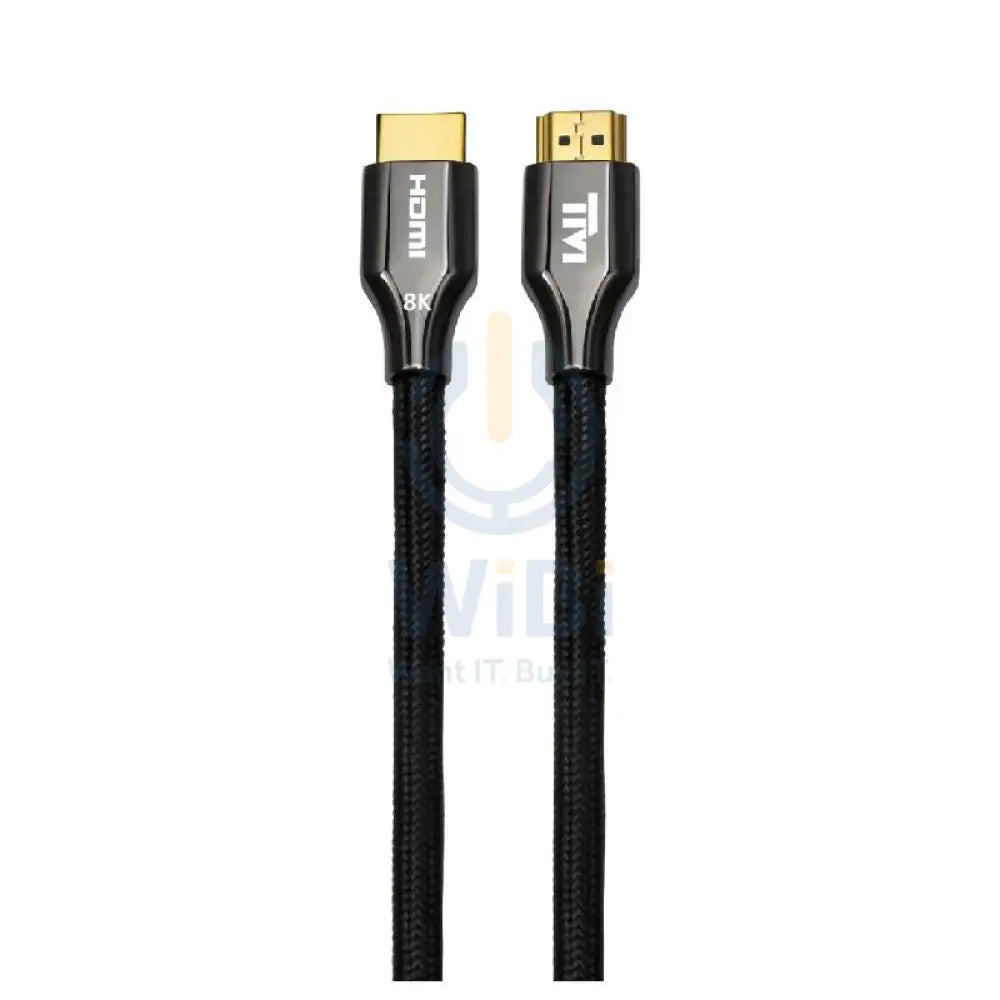 Twisted Minds Zinc Alloy 8k HDMI Cable - 48Gbps / 1 Meter / Black Accessories > Cables & Converters > HDMI Cables