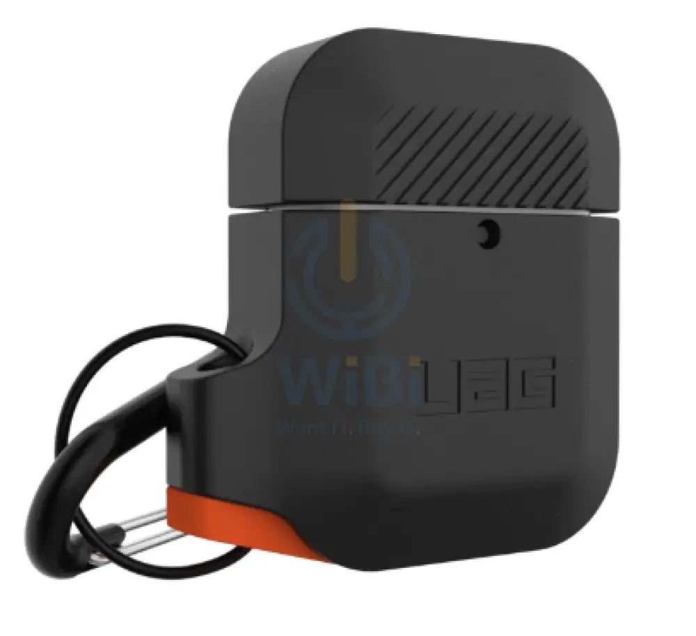 UAG Apple Airpods 1&2 Silicone Case - Black/Orange Accessories > Mobiles & Tablets > Mobiles