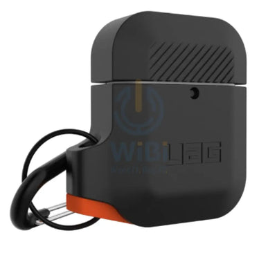 UAG Apple Airpods 1&2 Silicone Case - Black/Orange Accessories > Mobiles & Tablets > Mobiles