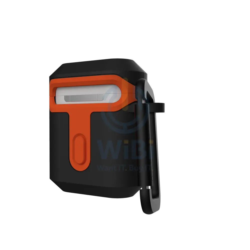 UAG Apple Airpods Gen 1& 2 Hard Case V2 - Black/Orange Accessories > Mobiles & Tablets > Mobiles