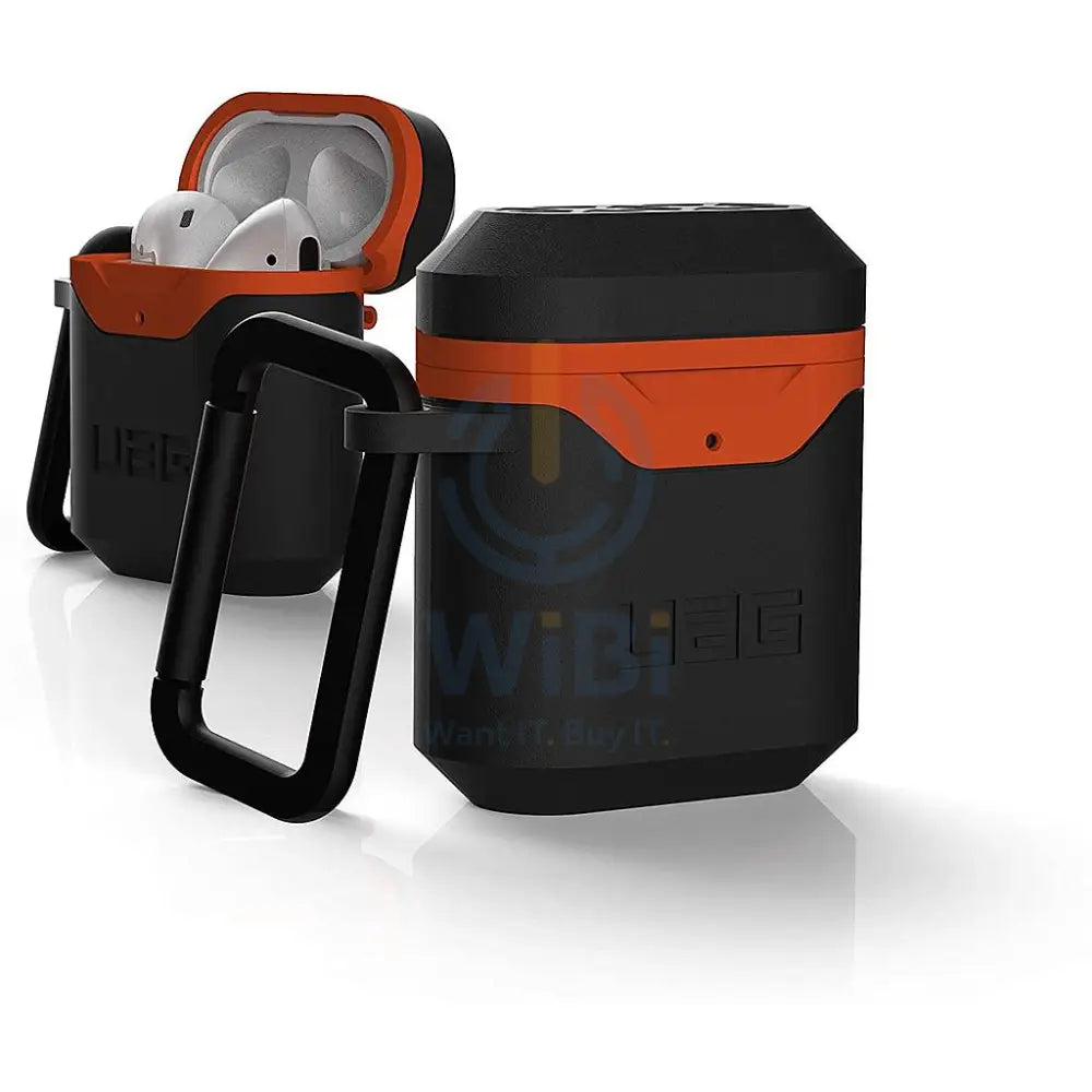 UAG Apple Airpods Gen 1& 2 Hard Case V2 - Black/Orange Accessories > Mobiles & Tablets > Mobiles