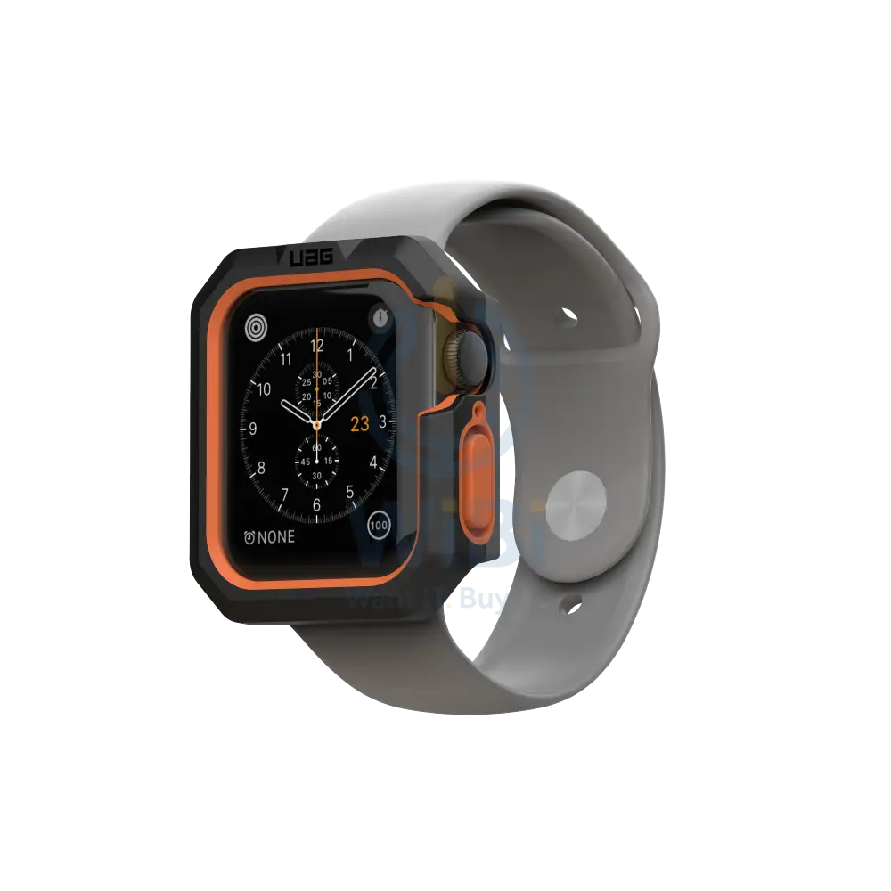 UAG Apple Watch 40mm Series 4/5/6/SE/SE2 Civilian Case - Black / Orange Accessories > Smart Watches