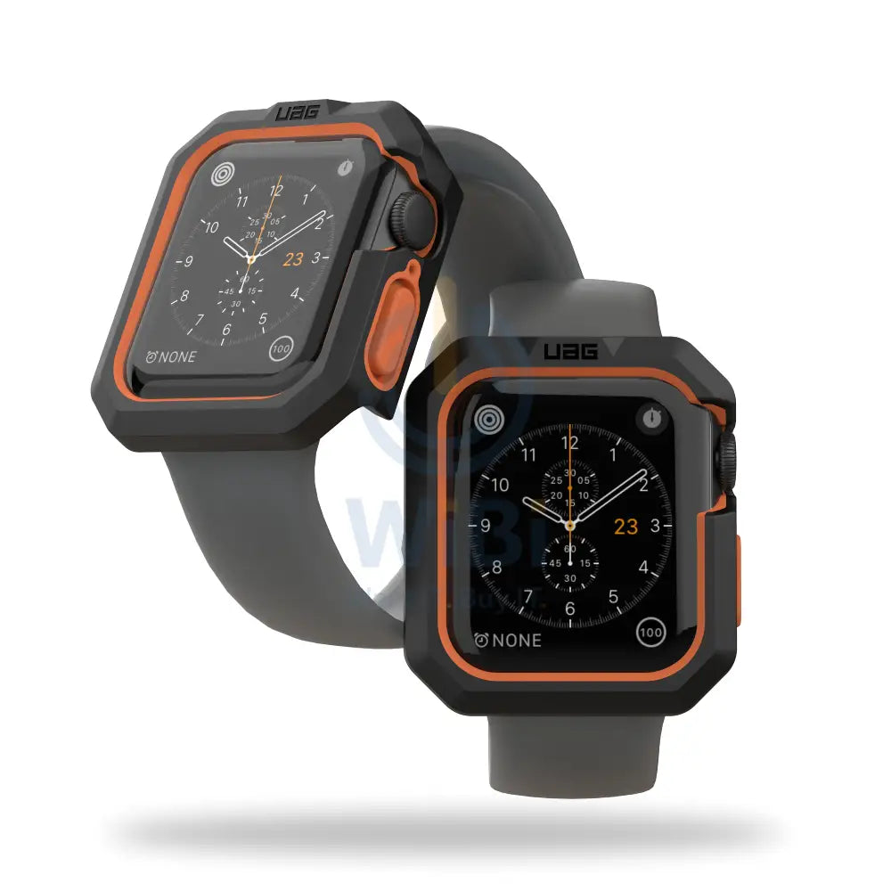 UAG Apple Watch 40mm Series 4/5/6/SE/SE2 Civilian Case - Black / Orange Accessories > Smart Watches