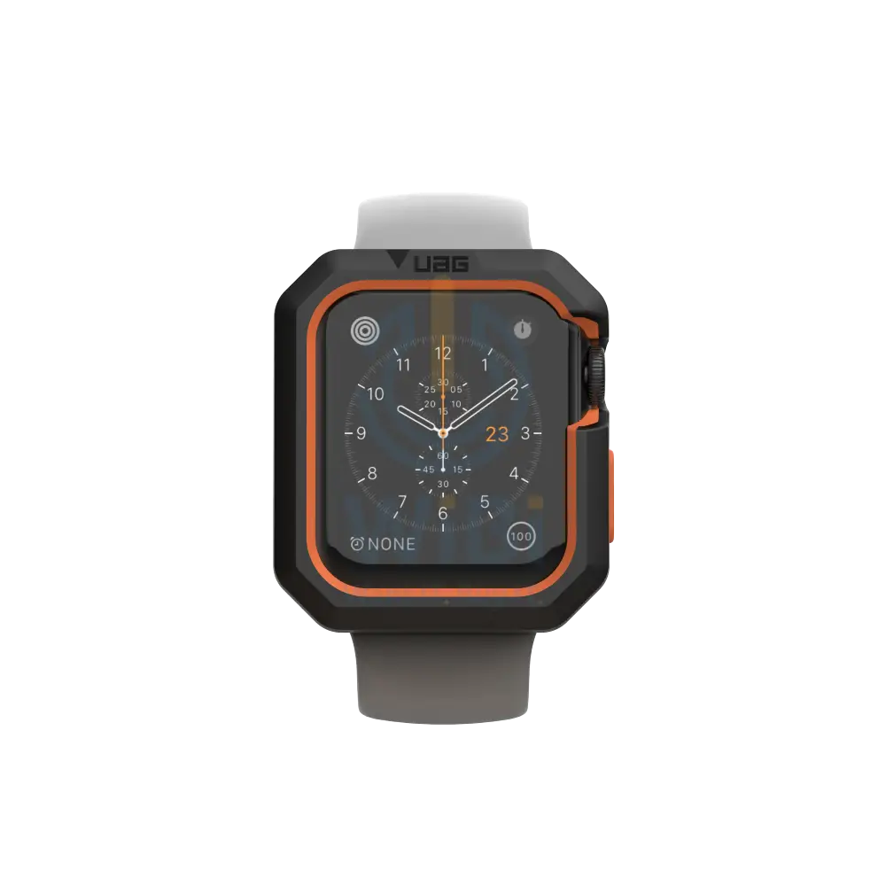 UAG Apple Watch 40mm Series 4/5/6/SE/SE2 Civilian Case - Black / Orange Accessories > Smart Watches