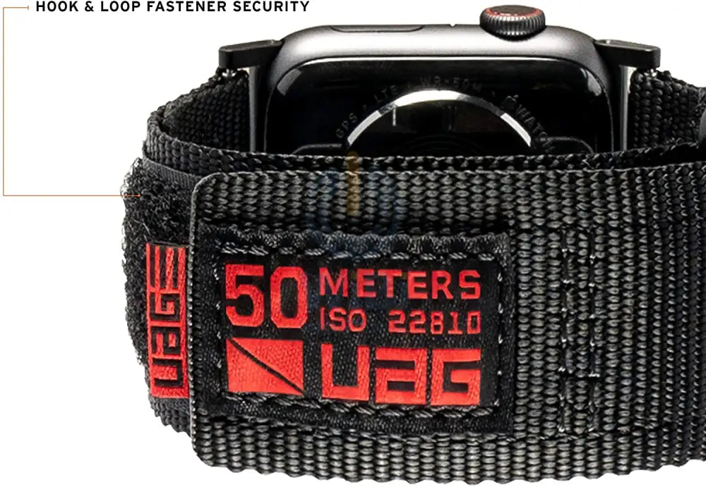UAG Apple Watch 41mm/40mm/38mm Active Strap - Black Accessories > Smart Watches