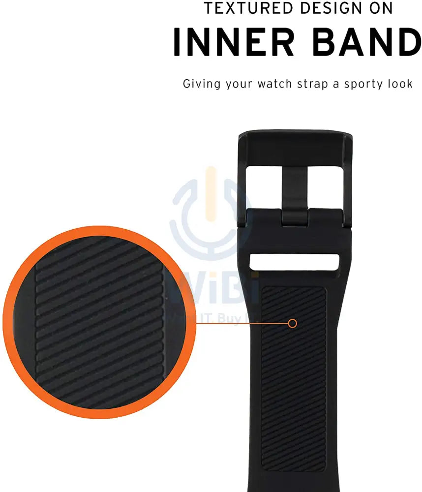 UAG Apple Watch 41mm/40mm/38mm Silicone Scout Strap - Black Accessories > Smart Watches