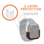 UAG Apple Watch 44mm Series 4/5/6/SE/SE2 Civilian Case - Black/Orange Accessories > Smart Watches > Offer Zone