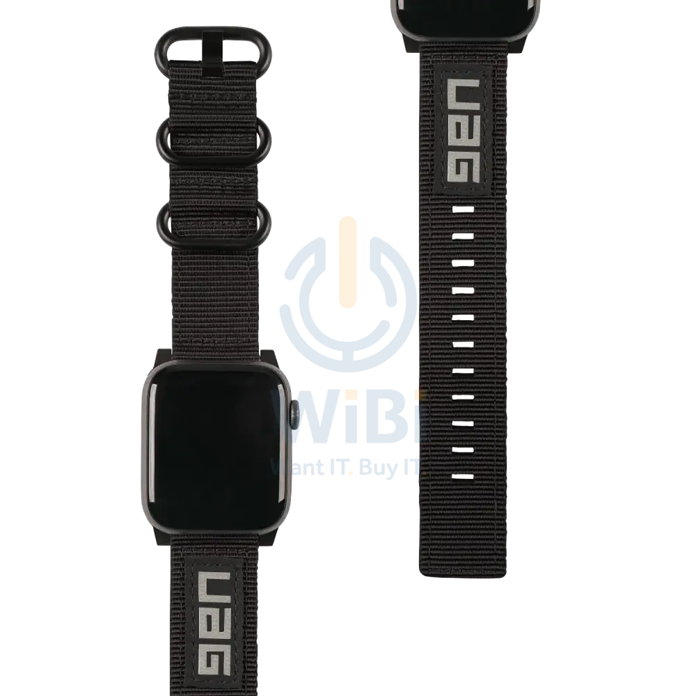 UAG Apple Watch 45/44/42mm/Ultra Nato Eco Strap - Black Accessories > Smart Watches > Straps
