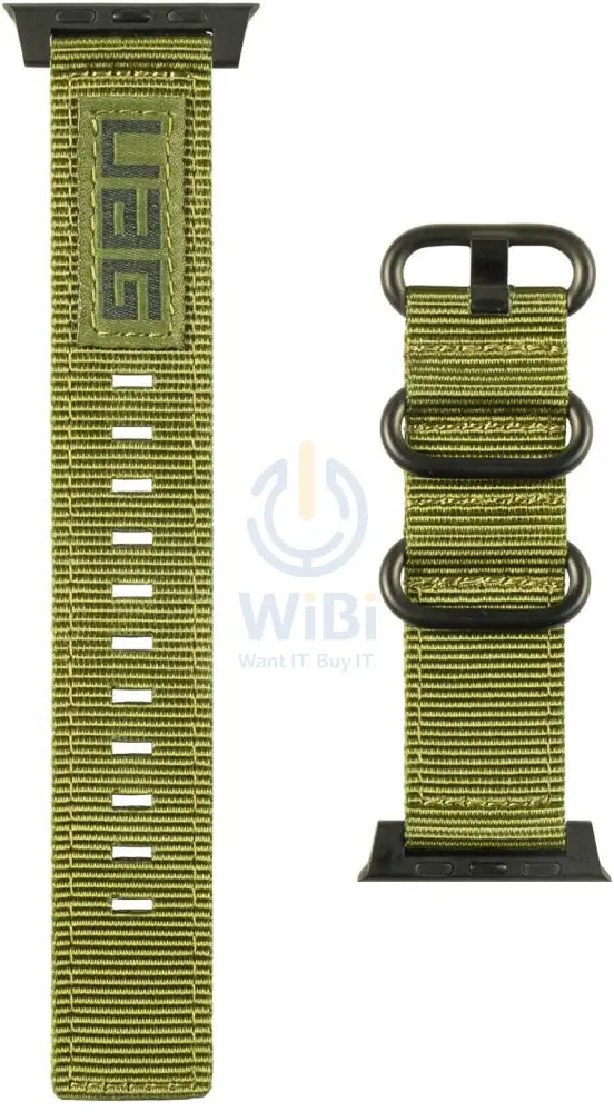 UAG Apple Watch 45mm/44mm/42mm/Ultra Nato Strap - Olive Drab Accessories > Smart Watches > Offer Zone