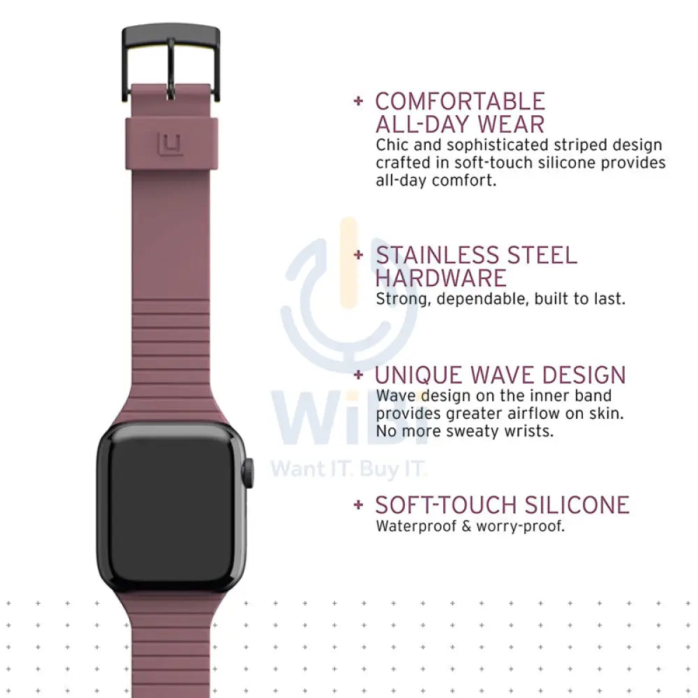 UAG Aurora Strap - Apple Watch 41mm / 40mm / 38mm / Dusty Rose Accessories > Smart Watches