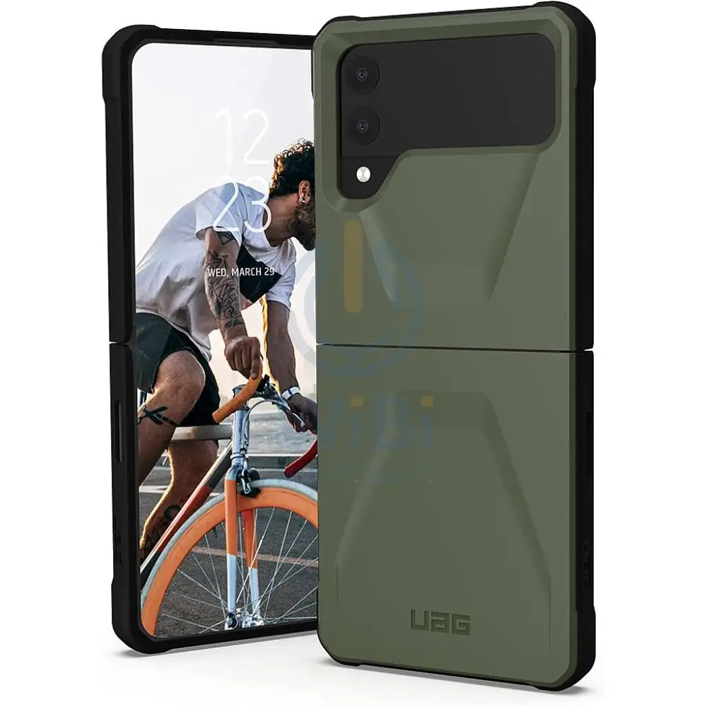 UAG Civilian Case - Samsung Galaxy Z Flip 4 / Olive Drab Accessories > Mobiles & Tablets > Mobiles > Covers & Cases