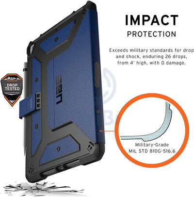 UAG iPad 10.2’’ (7th 8th & 9th Gen) Metropolis Case With Kick-Stand - Cobalt Accessories > Mobiles & Tablets