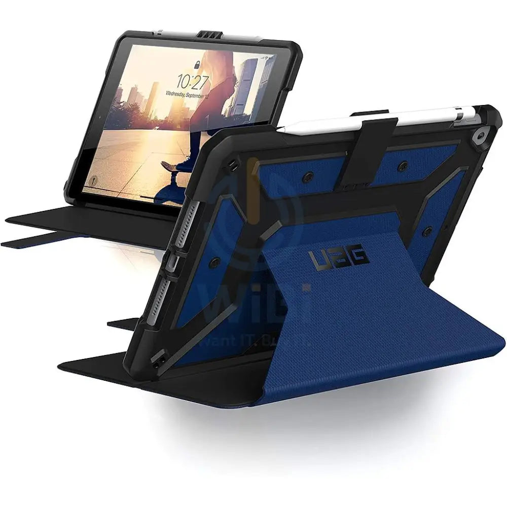 UAG iPad 10.2’’ (7th 8th & 9th Gen) Metropolis Case With Kick-Stand - Cobalt Accessories > Mobiles & Tablets