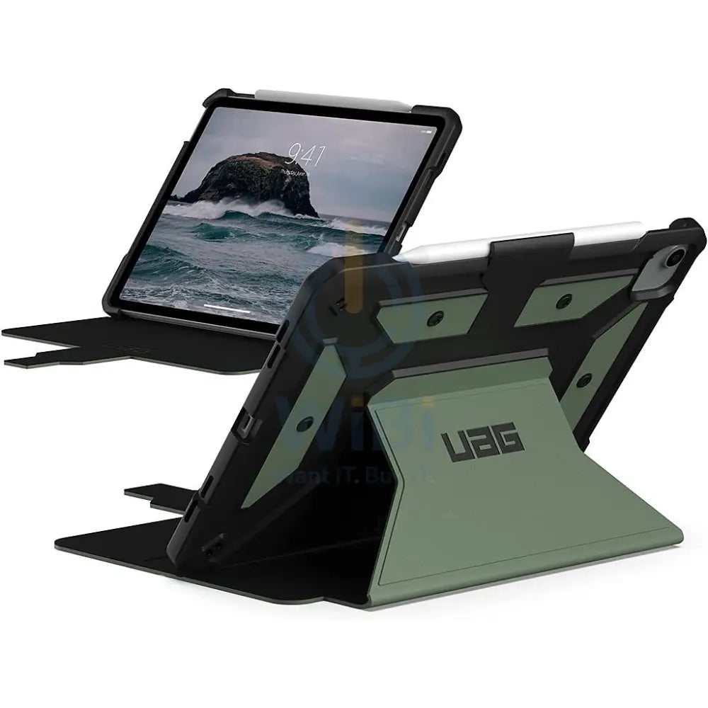 UAG iPad Air 10.9’’ (2020-2022) / iPad Pro 11’’ Gen 4/3/2/1 (2018-2022) Metropolis SE Case With Kick-Stand - Olive