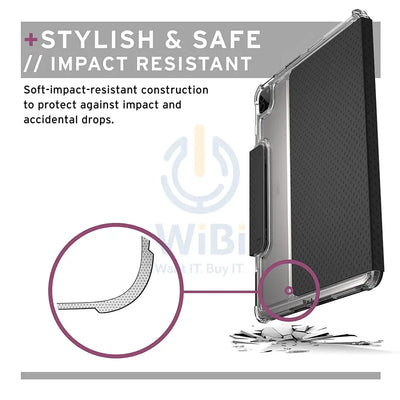 [U] by UAG iPad Pro 12.9 (3rd/4th/5th/6th Gen 2018-2022) Lucent Case With Kick-Stand - Black Accessories > Mobiles &