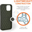 UAG iPhone 12 mini Outback Bio Case - Olive Accessories > Mobiles & Tablets > Mobiles > Screen Protectors & Covers